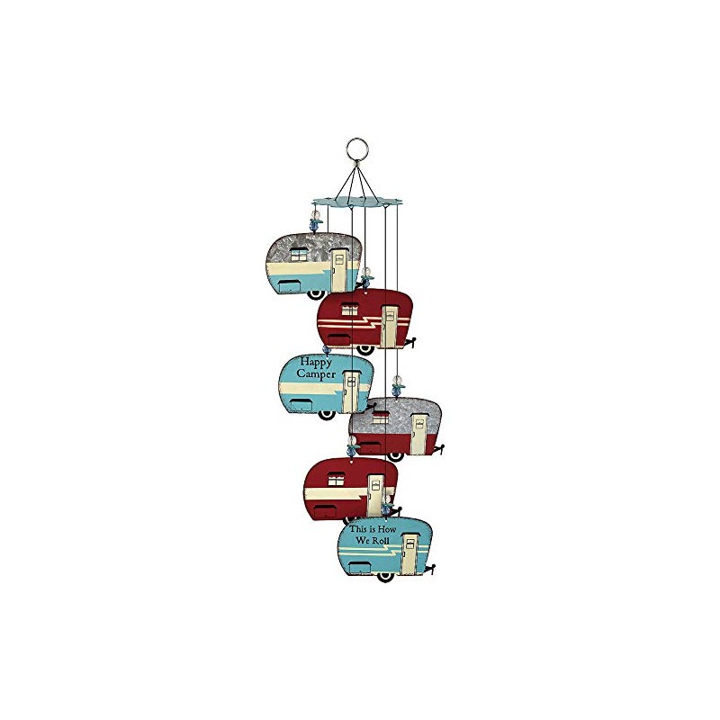 Sunset Vista Designs Wind Chimes Camper Trailer RV Decor Metal