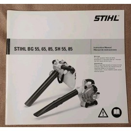 STIHL GENUINE STIHL BG 55 65 85 SH 55 85 BLOWER OWNER INSTRUCTION MANUAL NEW
