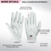 GKandi Womens Golf Gloves with Ball Marker Left Right Hand