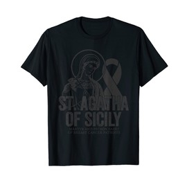 Catholicism St. Agatha Of Sicily Catholic Christian Saint T-Shirt
