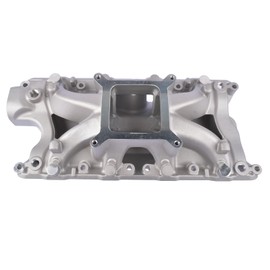 Weonefit 54031 Engine Aluminum High Rise Single Plane Intake Manifold Replacement for Ford 302 5.0L Small Block Aluminum, 4-Barrel Square Bore, 3500-8000 RPM Range