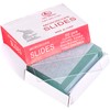 OLCANA 50 Pieces Microscope Slides and 100pcs Pre-Cleaned 20mm x