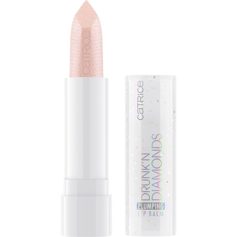 Catrice Drunk'n Diamonds Plumping Lip Balm, No. 060, Nude, Moisturising,