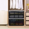 Anbers 42 L Plastic Collapsible Storage Crate, Folding Milk Crate