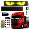 GOODFITMENT 2X 590mm Windshield Devil LED Eyes Light Soft Screen
