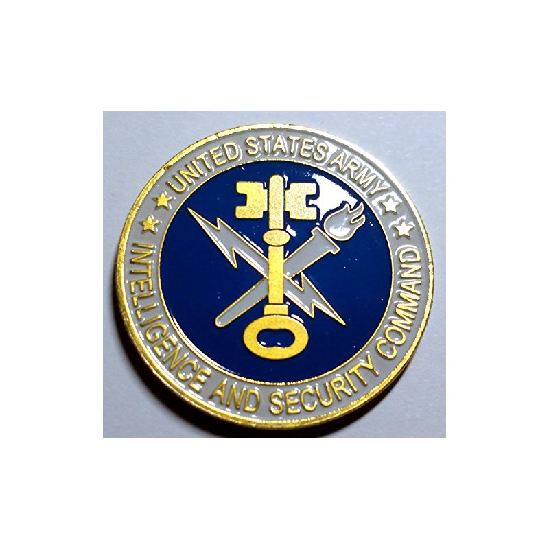 Army Intelligence and Security Command INSCOM Government Colorized Challenge Art