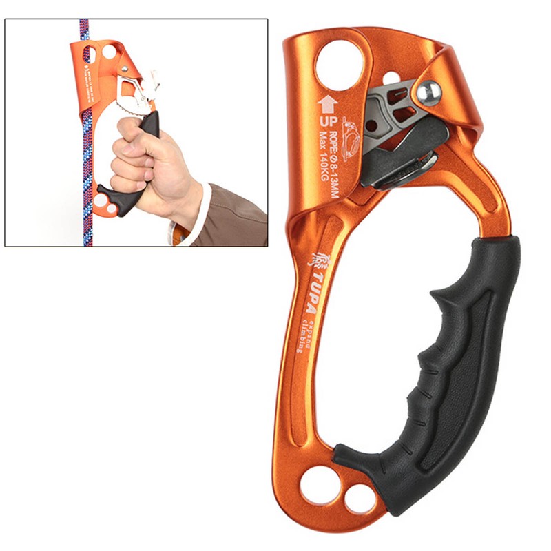 Rock Climbing Right Hand Ascender Multi Purpose Manual Outdoor Mountaineering