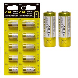 10-Pack 23A 12V Battery A23 23a Alkaline Battery Leak-Proof Design for Security Systems Garage Door Openers and Keyless Entry