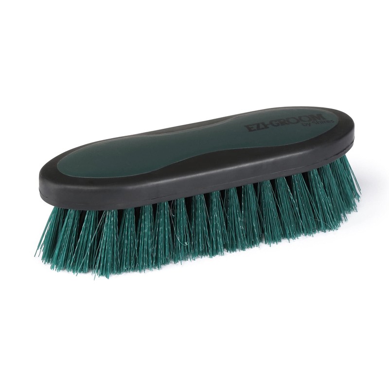 Shires 1482 Ezi-Groom Large 2-Tone Dandy Brush Bright Blue