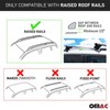 OMAC Roof Rack Cross Bar Set for Mercedes Metris W447