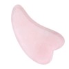 Hztyyier Rose Quartz Gua Sha Stone, Natural Jade Gua Sha