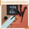 PATIKIL 6 Inch Pen Sleeve Case, 8Pcs PU Leather Pen