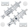 2 Sets of Concealed Invisible Kitchen Cabinet Hangers,Adjustable Wall Mounted