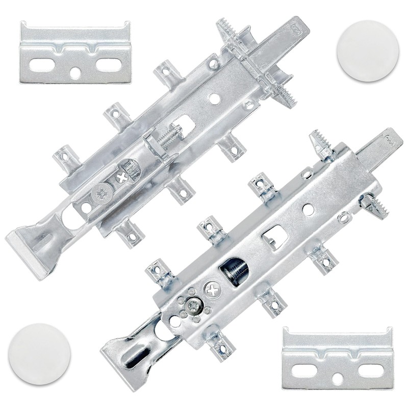 2 Sets of Concealed Invisible Kitchen Cabinet Hangers,Adjustable Wall Mounted