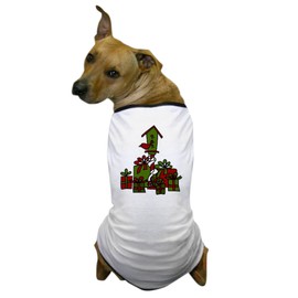 CafePress Bird House Christmas Dog T Shirt Dog T-Shirt, Pet Clothing, Funny Dog Costume