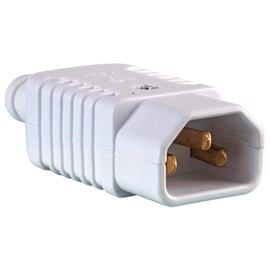 Pro Elec PEL00578 Rewireable IEC C14 mains Plug, White
