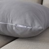 Gyulin 2 Pack Home Decorative 100% Cotton Canvas Square Solid