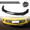 Unbranded Black For VW Tiguan R Line Front Bumper Lip