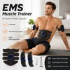 EMS Muscle Stimulator for Home Fitness – Portable Ab, Arm,