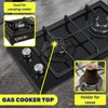 Universal Gas Hob Reducer 150 mm in Colour Black Suitable