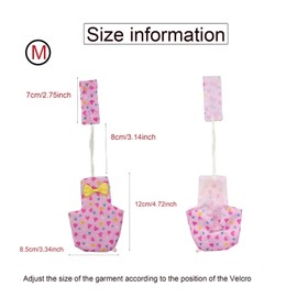 3 PCS Cute Birds Suit Parrots Holiday Reusable Heart Pattern Decoration Pet Bird Clothes 2 Sizes for Parrot Pet Chicks