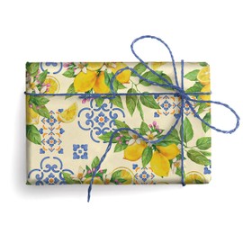ARKRAFT Wrapping Paper 3 Sheets Format 90 x 65 cm FSC Product Packaging Without Plastic Sicily Style (18-9246)