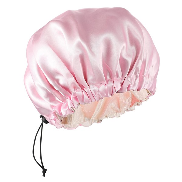 SOLUSTRE Satin Sleeping Cap Infant Shower Bonnet Double Layer Reversible