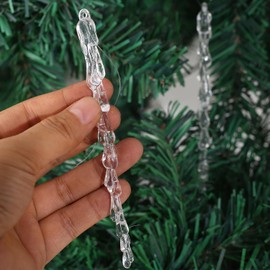 Dahi Christmas Tree Decoration, Icicle Pendant, Acrylic Icicle Decoration