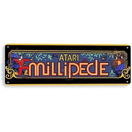 Tinworld Tin Sign Millipede Arcade Game Room Shop Marquee Metal Sign Decor Retro Console B729