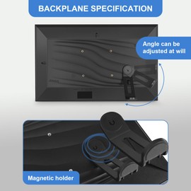 Digital Photo Frame 15.6 inch - WiFi Digital Picture Frame with Free App - Share Photos and Videos with 1920 * 1080 IPS HD Touch Screen by FLYAMAPIRIT