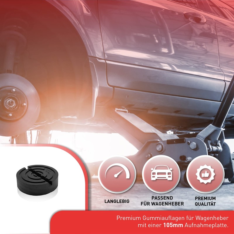 Rubber Pad for Car Jack Universal for Trolley Jack and
