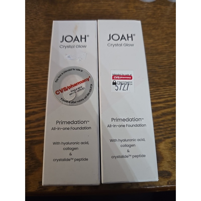 JOAH Foundation Crystal Glow Peptide-Infused TW050 Tan Warm Undertones