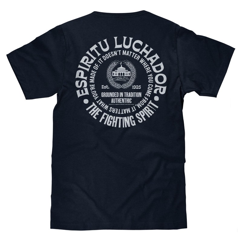 Tee Luv Men's Cerveza Modelo The Fighting Spirit Double Sided