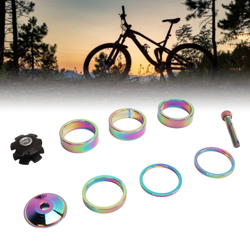 Bike Front Fork Spacer 28.6mm Headset Washer Aluminium Alloy with