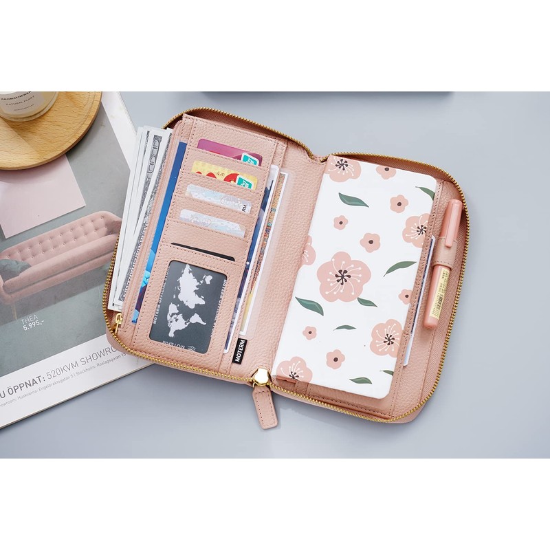 Moterm Zip Leather Cover for Weeks - Fits Hobonichi Weeks