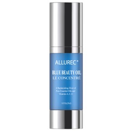 AllureC® Blue Beauty Oil Luxury Beauty Facial Moisturzing Oil for Face Lips Dry Skin Midnight Recovery Essential Oil Concentrate