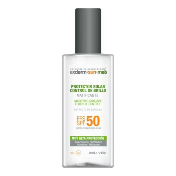 Exderm Protector Solar Fps 50 Control De Brillo Exderm Sun