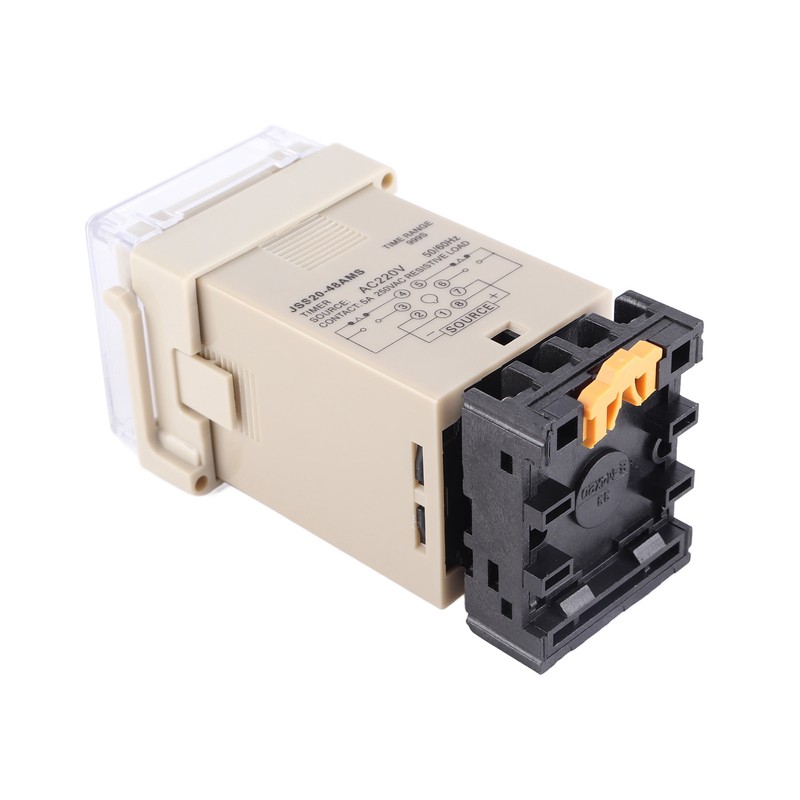 JSS20‑48AMS Power On Delay Timer Relay Digital Display 1‑999S AC
