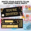 Qlnuk Escape Room Party Invitations Mystery Escape Room Ticket Invitations