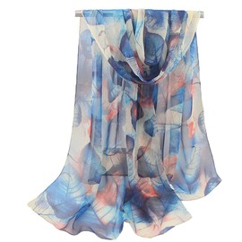 FAIRYGATE Chiffon Scarf, Women's Stole Neckerchief Scarf, for Summer, Autumn, Winter, All Year Round Shawls & Scarves