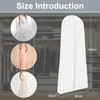 Bridal Dress Cover Garment Bag, Breathable Anti-Dust Hanging Wedding Dress