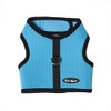 Bark Appeal Mesh Wrap N Go Harness - Aqua Blue,