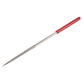 Sourcingmap 5mm x 180mm Round Diamond Needle File 150 Grit for Metal Glass