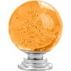 12 Pcs 30mm Round Bubble Crystal Glass Cabinet Knobs with