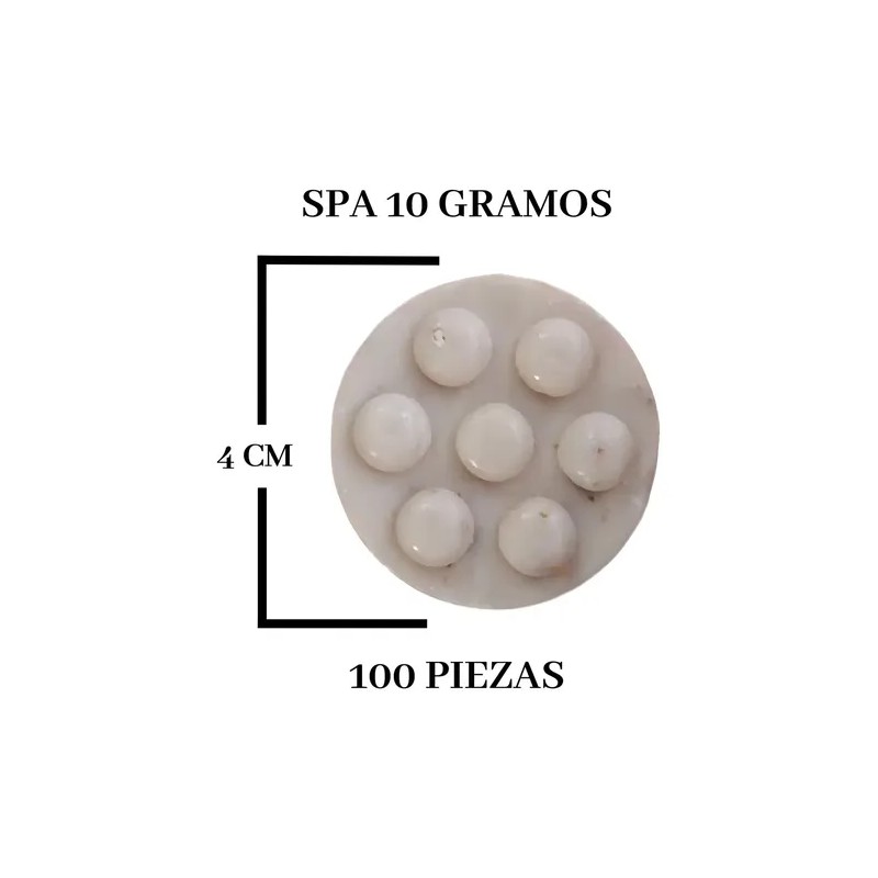 Jabón Amollie Hotelero Avena Natural Pack 100 Piezas 10g Redondo