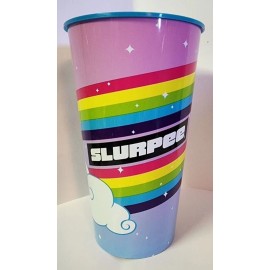 7 Eleven Slurpee Unicorn Inflatable Floating Koozie Plus Matching Cup 16 Ounces