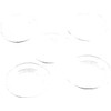 Captain Stag Antibacterial Round Curry Plate, 8.7 inches (22 cm), Set of 5