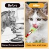 3Pcs Cat Strip Feeder and 3Pcs Pet Food Mixing Spoon,
