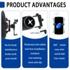 Fllyvly Air Vent Phone Holder 360 Degree Rotation Compatible with