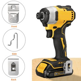 6 pcs Belt Clips for Dawelt 304 Stainless Steel Drill Tool Clips Hook Kit with Screws for N268241 fit for 20V Power Tools DCD980 DCD985 DCD980L2 DCD985L2